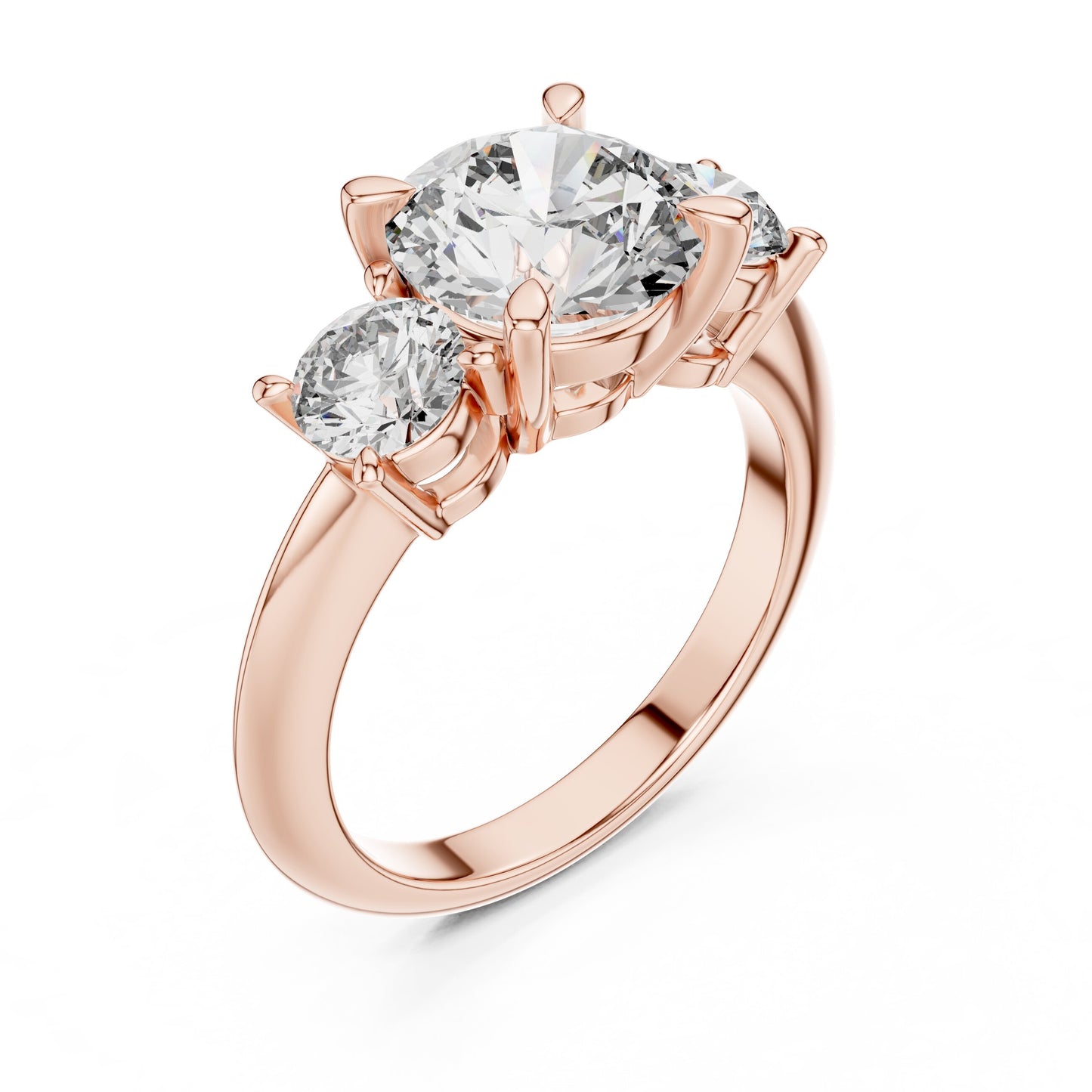 Round Halo Lab Grown Diamond Ring