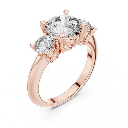 Round Halo Lab Grown Diamond Ring