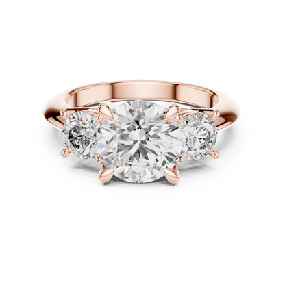 Round Halo Lab Grown Diamond Ring