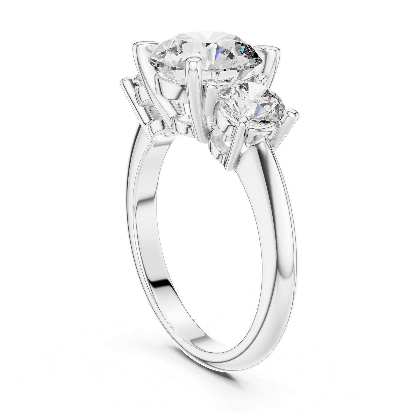 Round Halo Lab Grown Diamond Ring