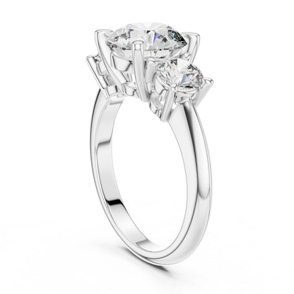 Round Halo Lab Grown Diamond Ring