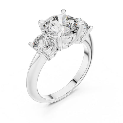 Round Halo Lab Grown Diamond Ring