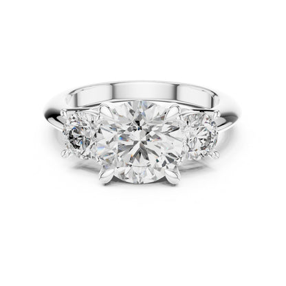 Round Halo Lab Grown Diamond Ring