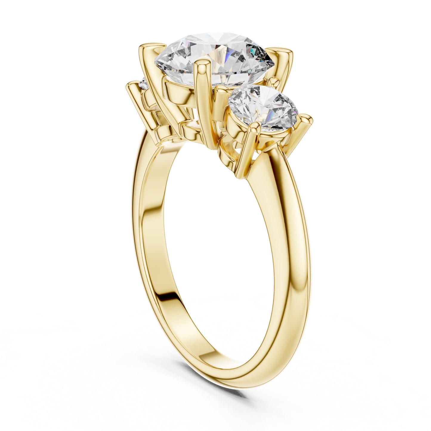 Round Halo Lab Grown Diamond Ring