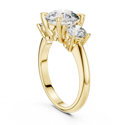 Round Halo Lab Grown Diamond Ring