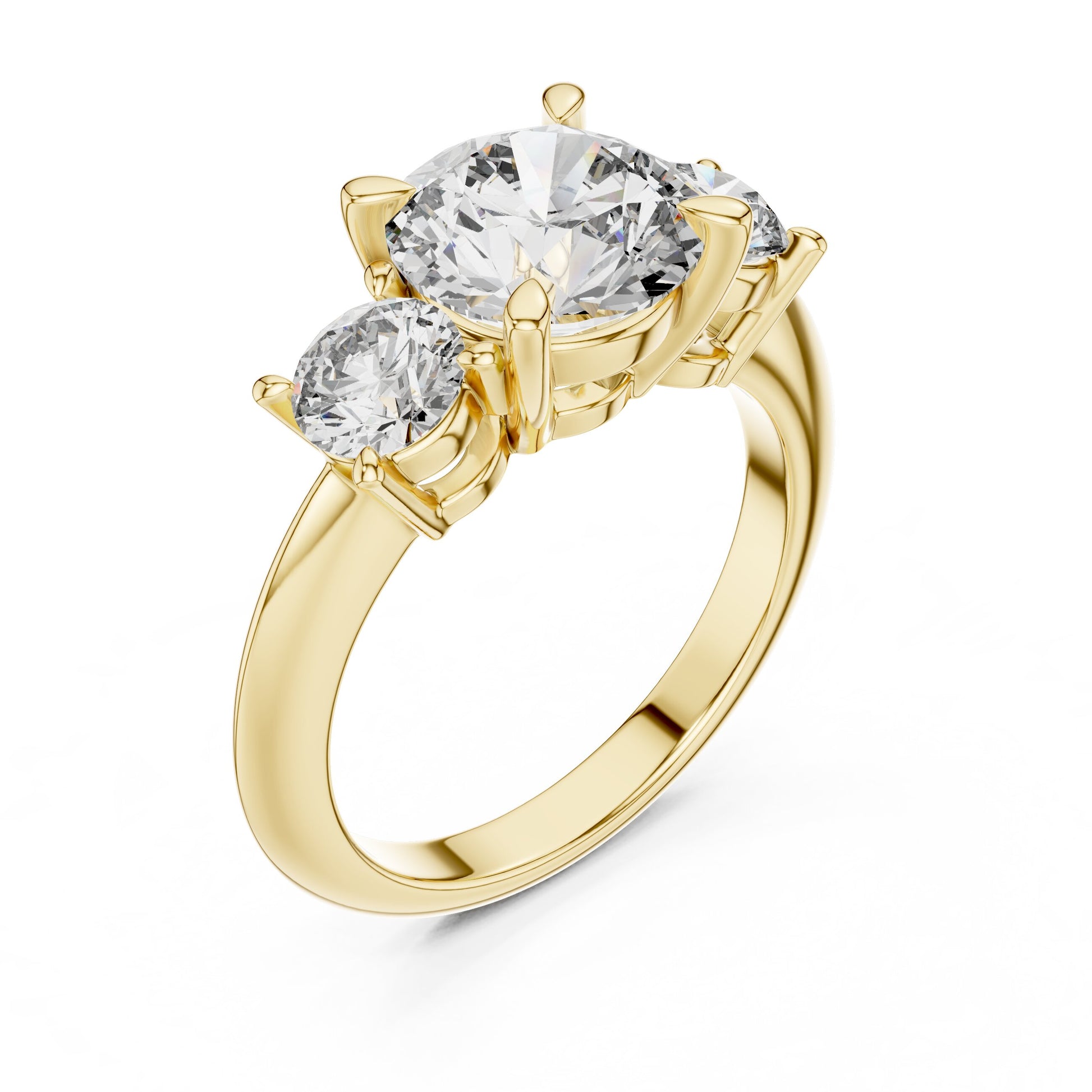 Round Halo Lab Grown Diamond Ring