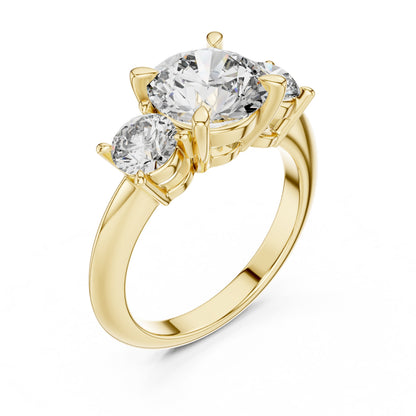 Round Halo Lab Grown Diamond Ring