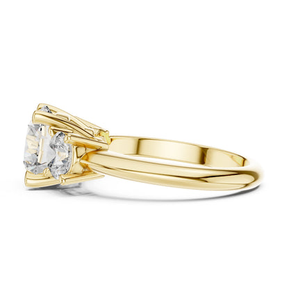 Round Halo Lab Grown Diamond Ring