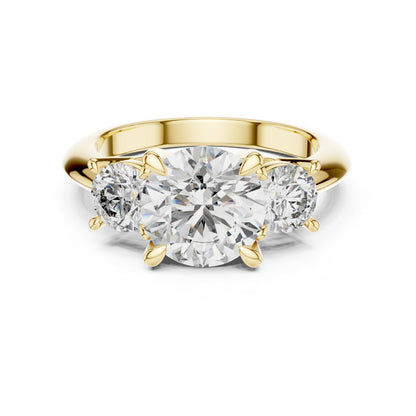 Round Halo Lab Grown Diamond Ring