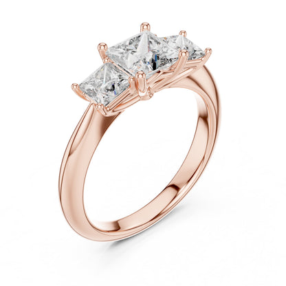 Mixed Shape Lab Grown Diamond Halo Ring