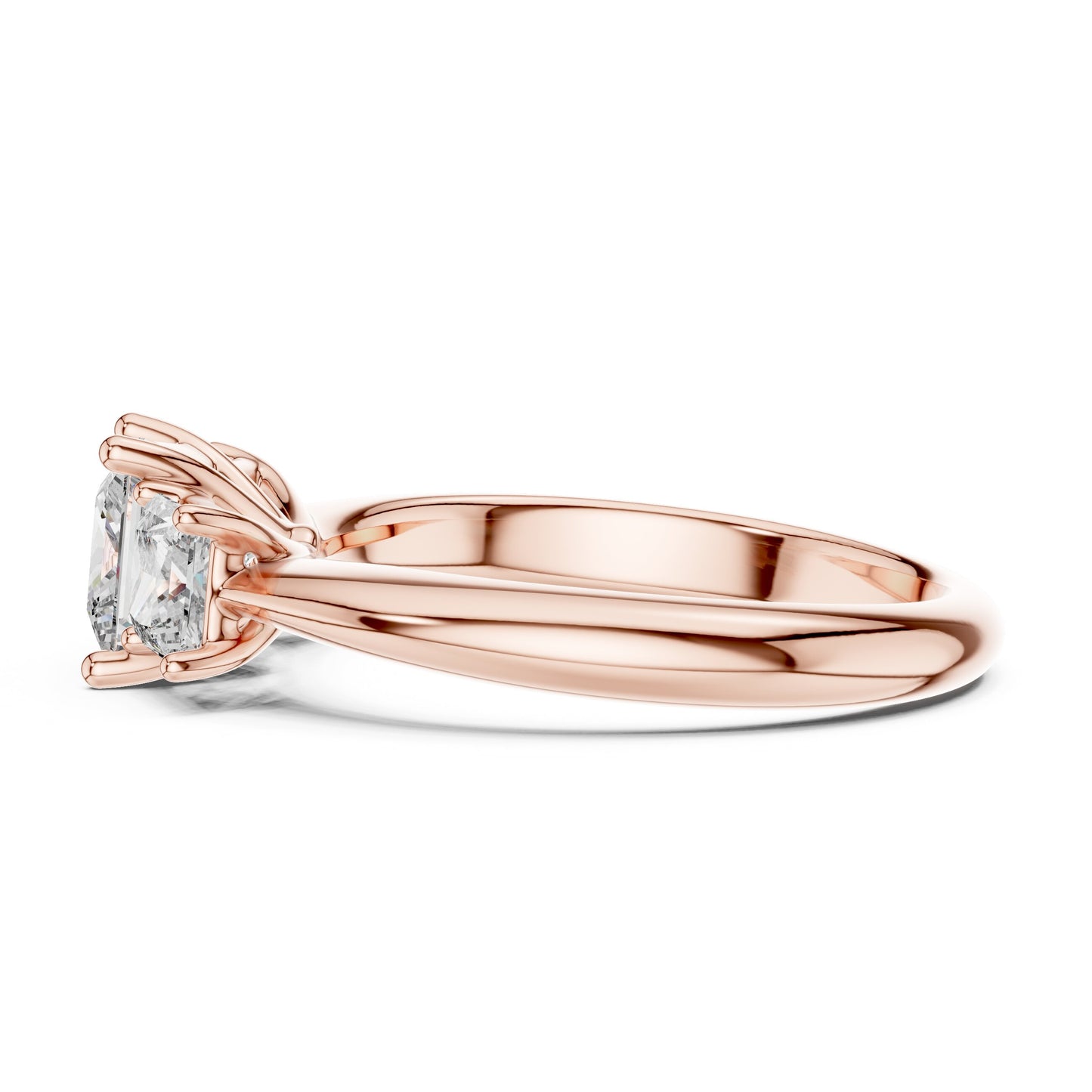 Mixed Shape Lab Grown Diamond Halo Ring