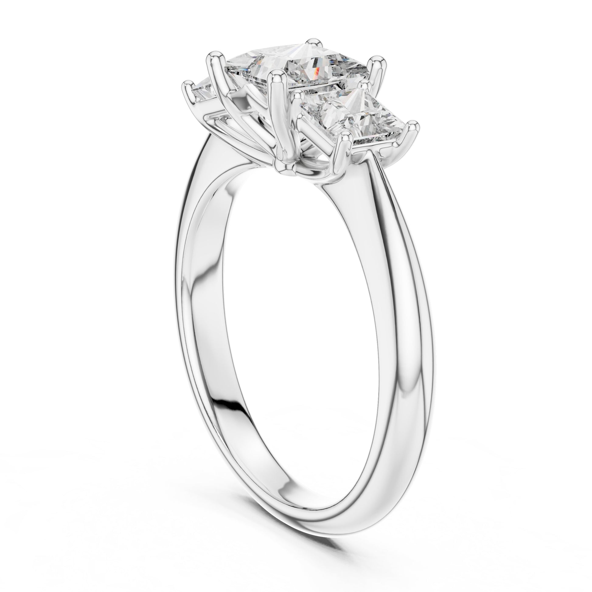 Mixed Shape Lab Grown Diamond Halo Ring