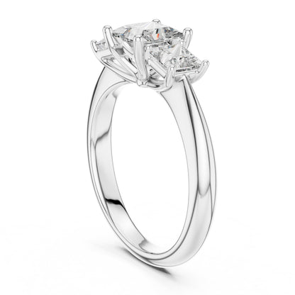 Mixed Shape Lab Grown Diamond Halo Ring