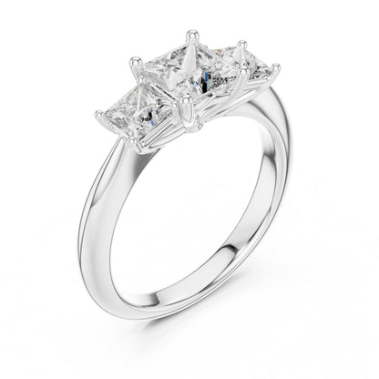 Mixed Shape Lab Grown Diamond Halo Ring