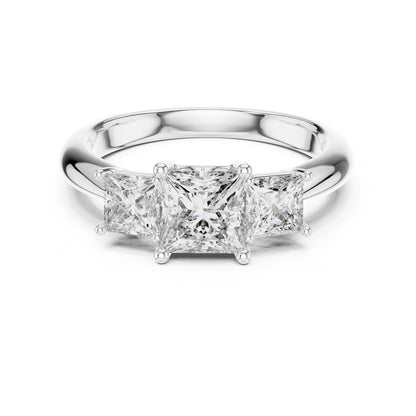Mixed Shape Lab Grown Diamond Halo Ring