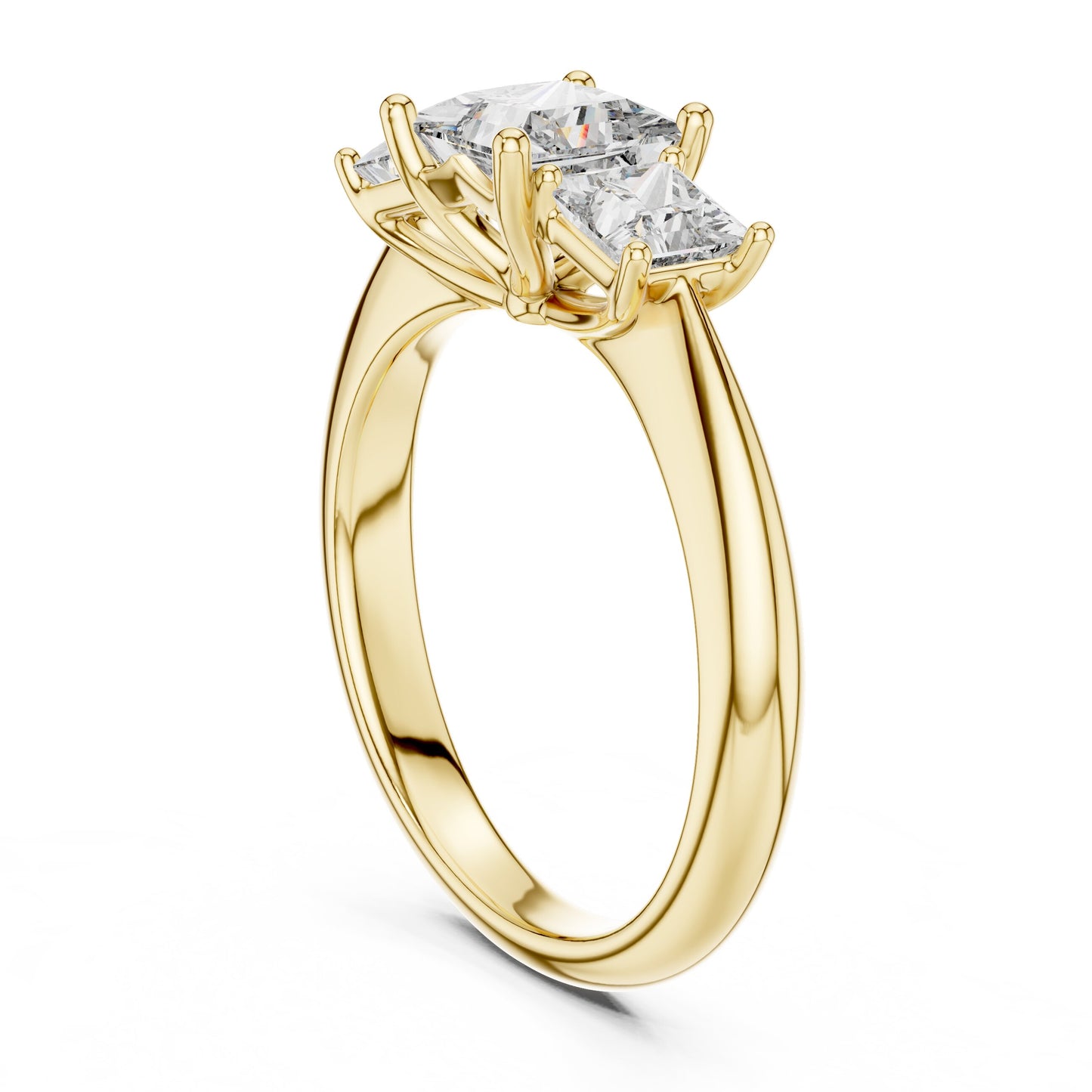 Mixed Shape Lab Grown Diamond Halo Ring
