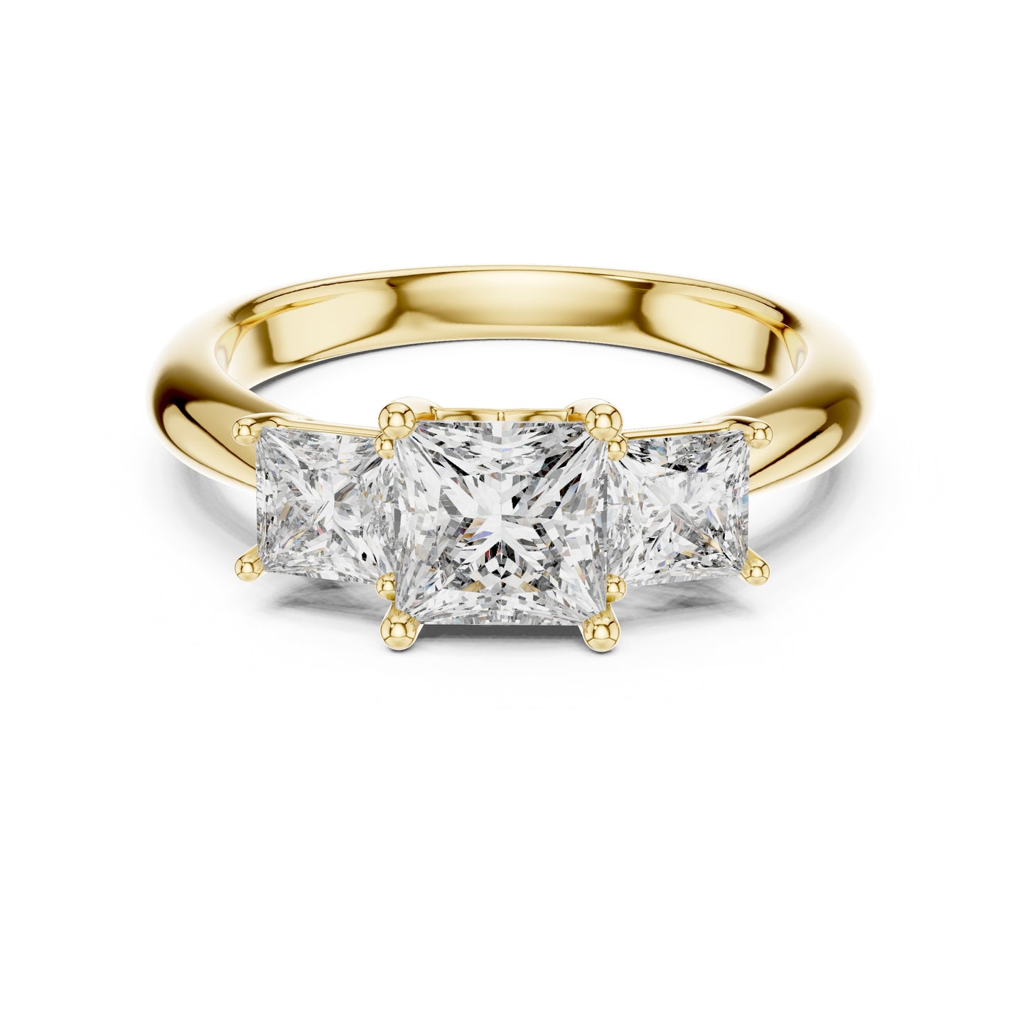 Mixed Shape Lab Grown Diamond Halo Ring