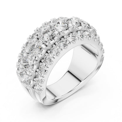 Round Halo Lab Grown Diamond Ring