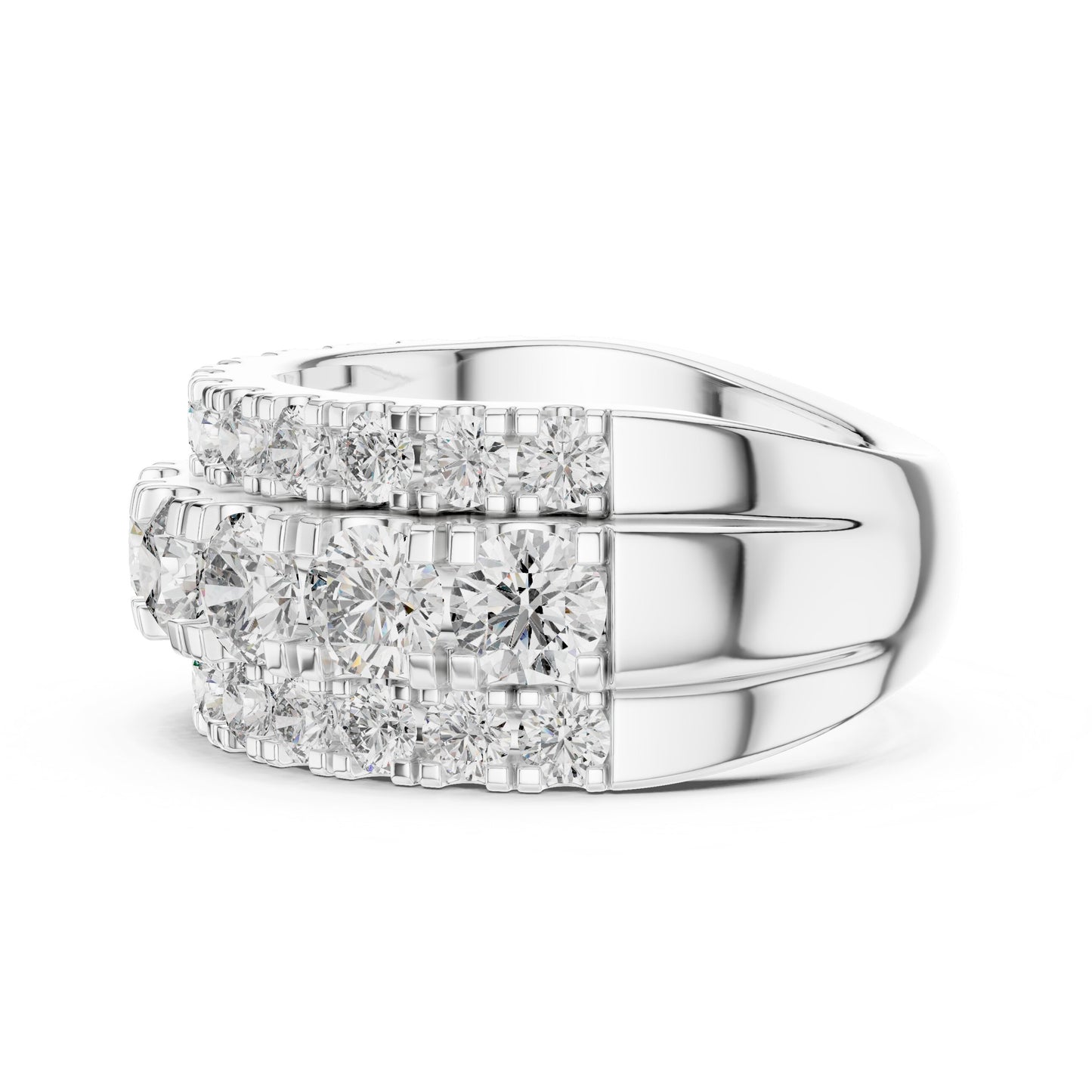 Round Halo Lab Grown Diamond Ring