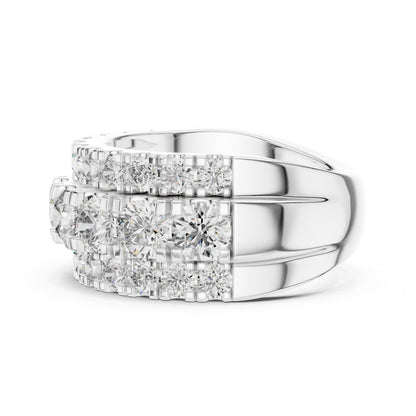 Round Halo Lab Grown Diamond Ring
