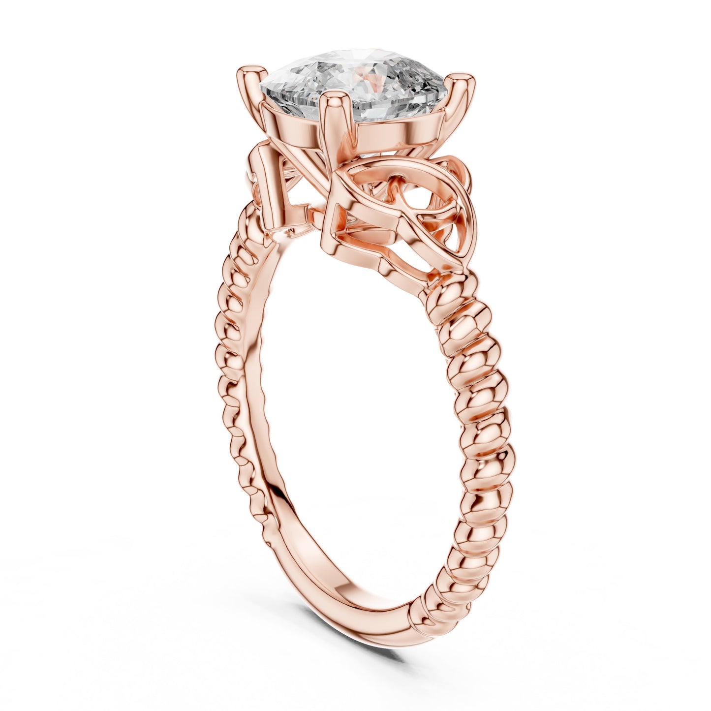 Mixed Shape Lab Grown Diamond Halo Ring