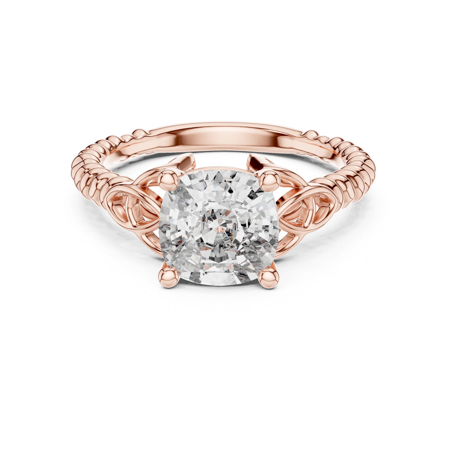 Mixed Shape Lab Grown Diamond Halo Ring