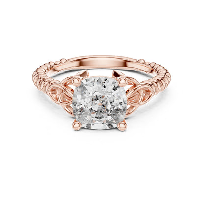 Mixed Shape Lab Grown Diamond Halo Ring