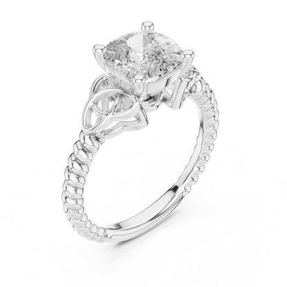Mixed Shape Lab Grown Diamond Halo Ring