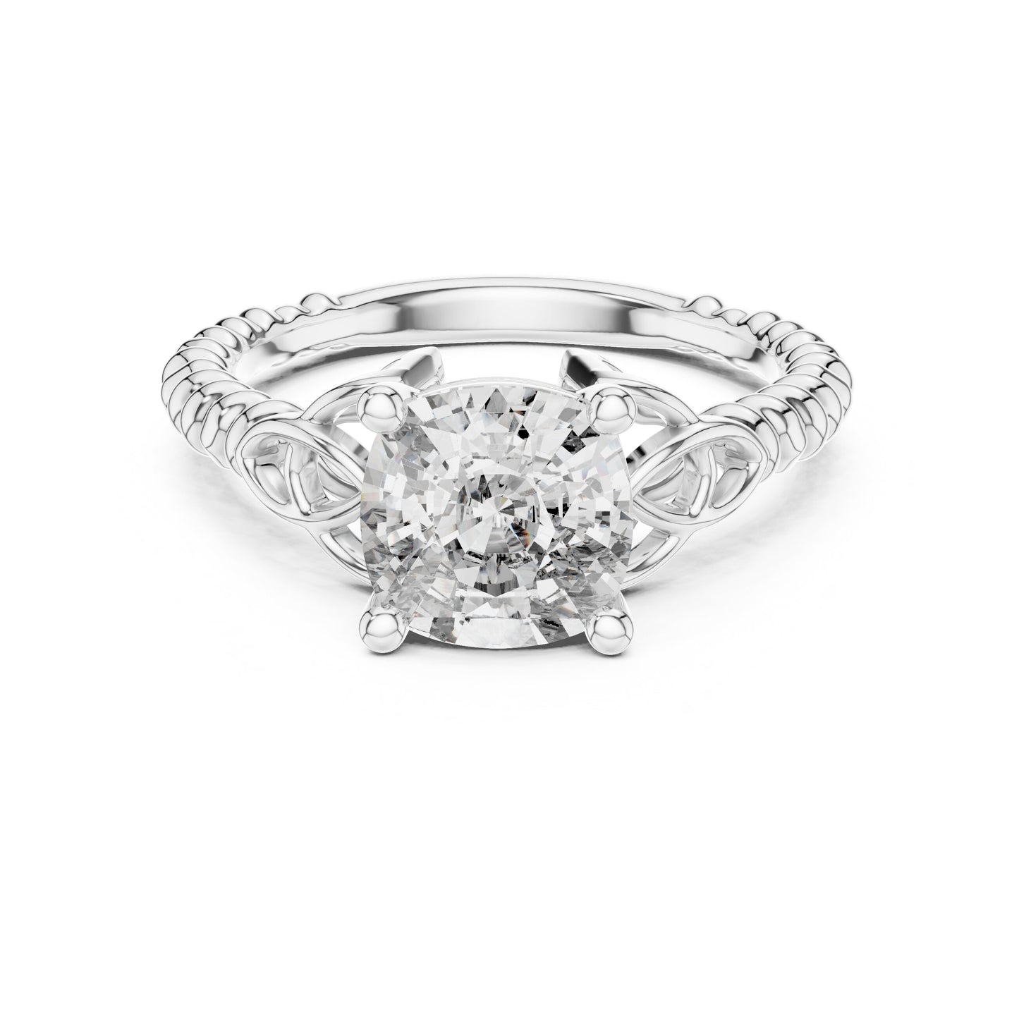 Mixed Shape Lab Grown Diamond Halo Ring