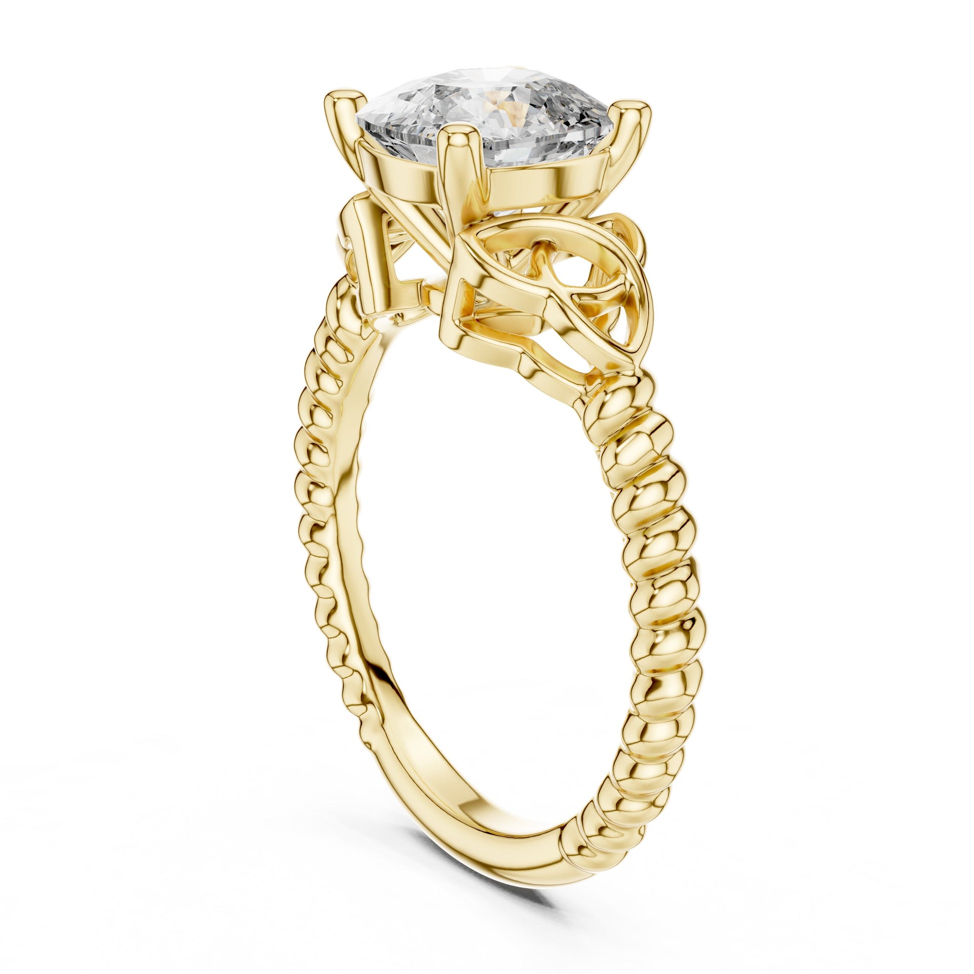 Mixed Shape Lab Grown Diamond Halo Ring
