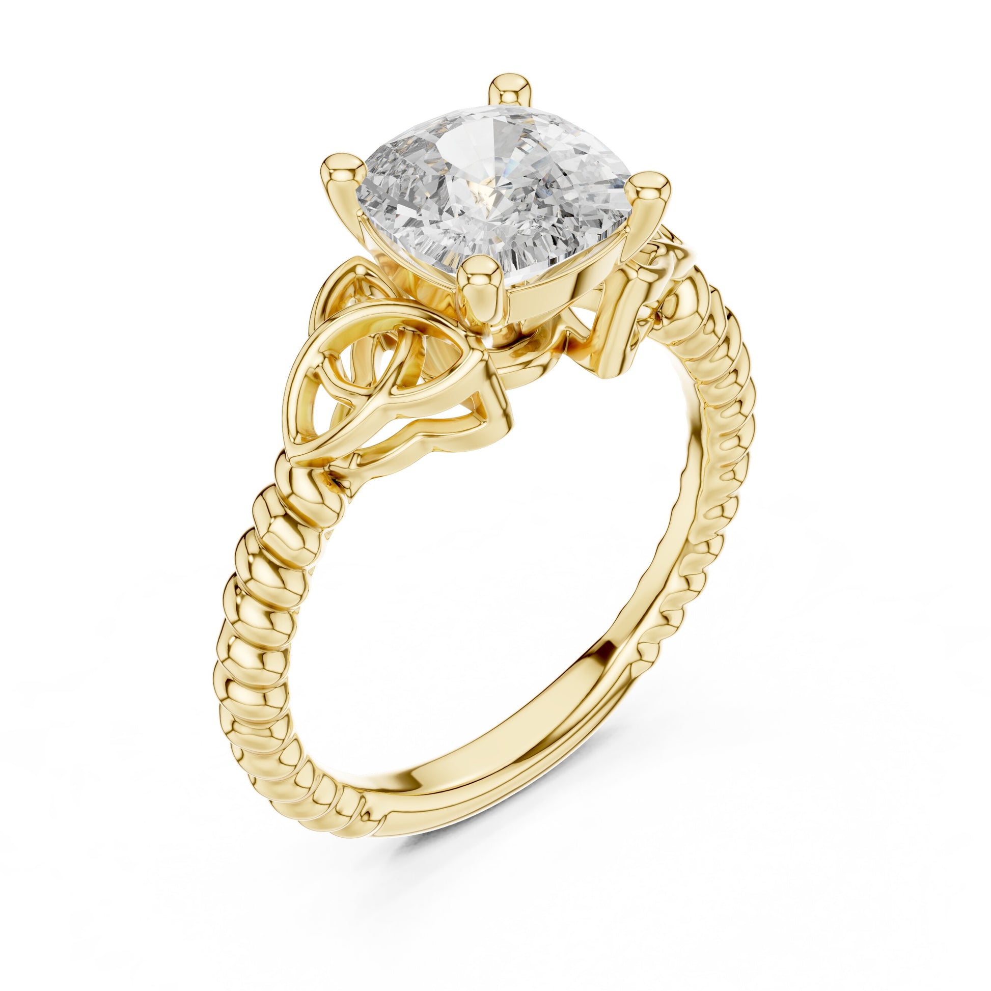 Mixed Shape Lab Grown Diamond Halo Ring