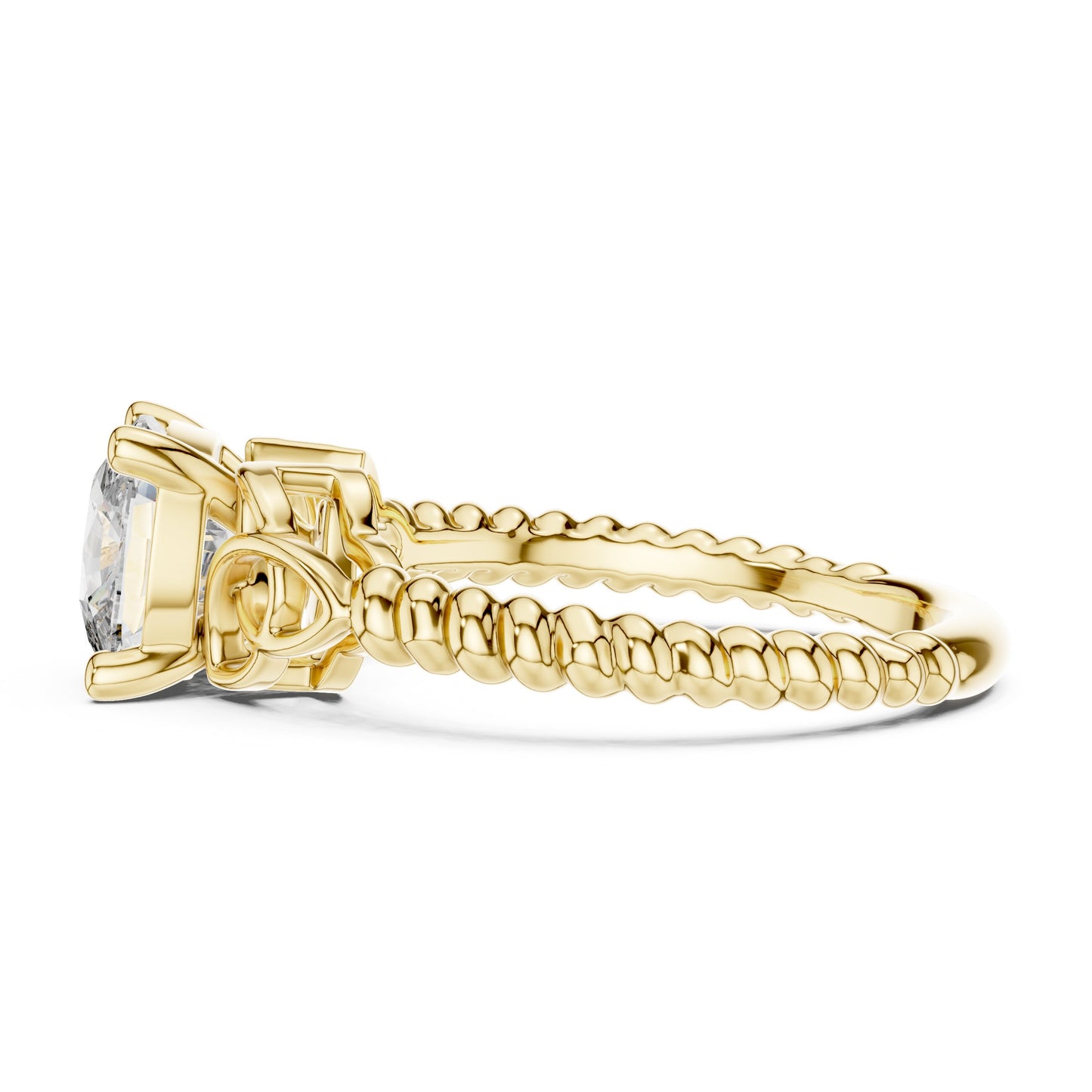 Mixed Shape Lab Grown Diamond Halo Ring