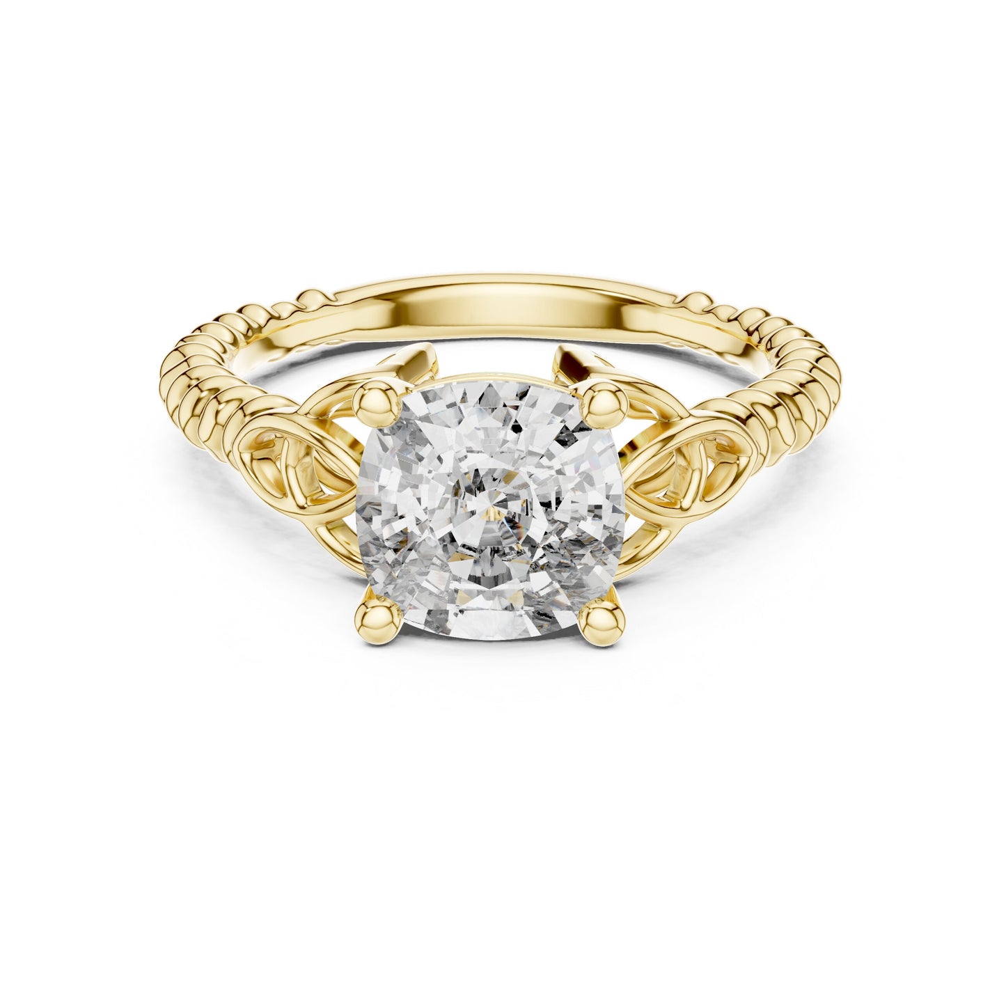 Mixed Shape Lab Grown Diamond Halo Ring