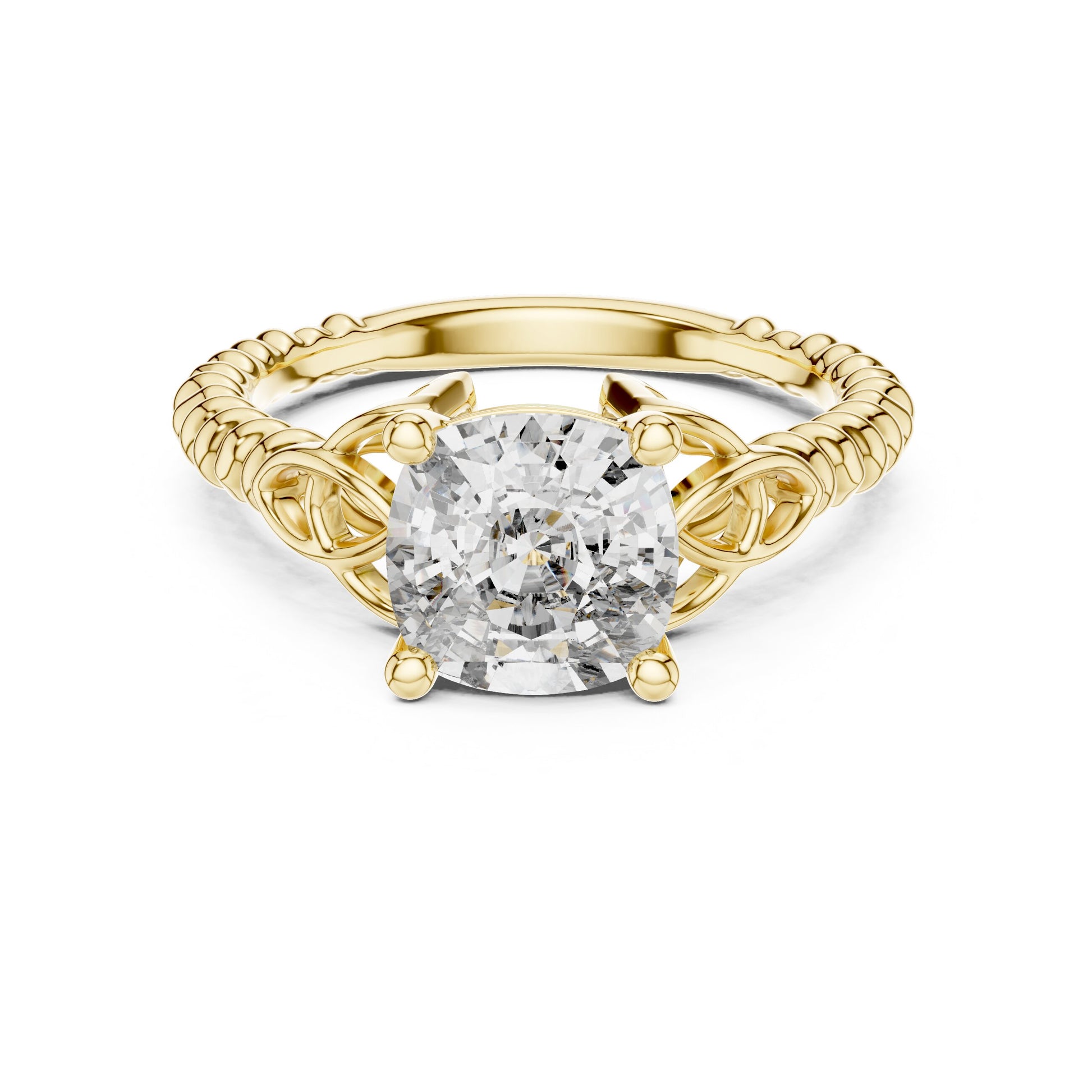 Mixed Shape Lab Grown Diamond Halo Ring