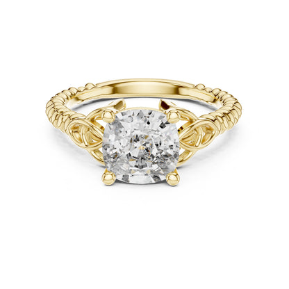 Mixed Shape Lab Grown Diamond Halo Ring