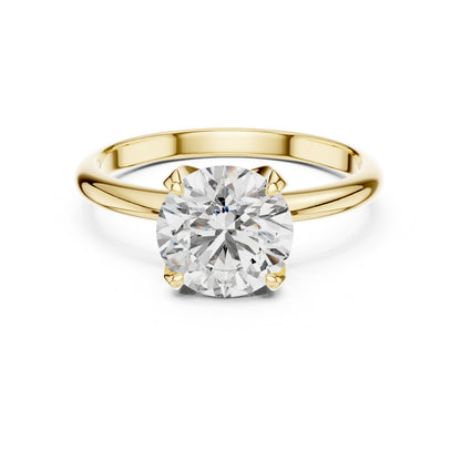 Round Solitaire Lab Grown Diamond Ring
