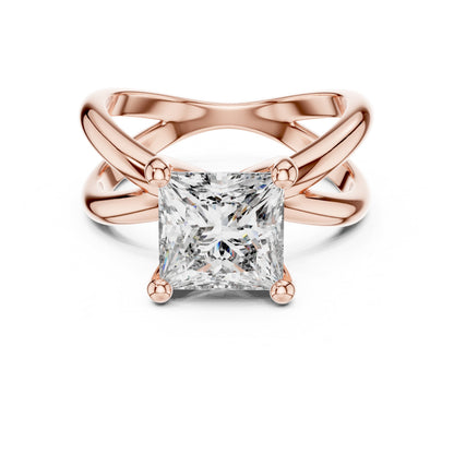 Cushion Solitaire Lab Grown Diamond Ring