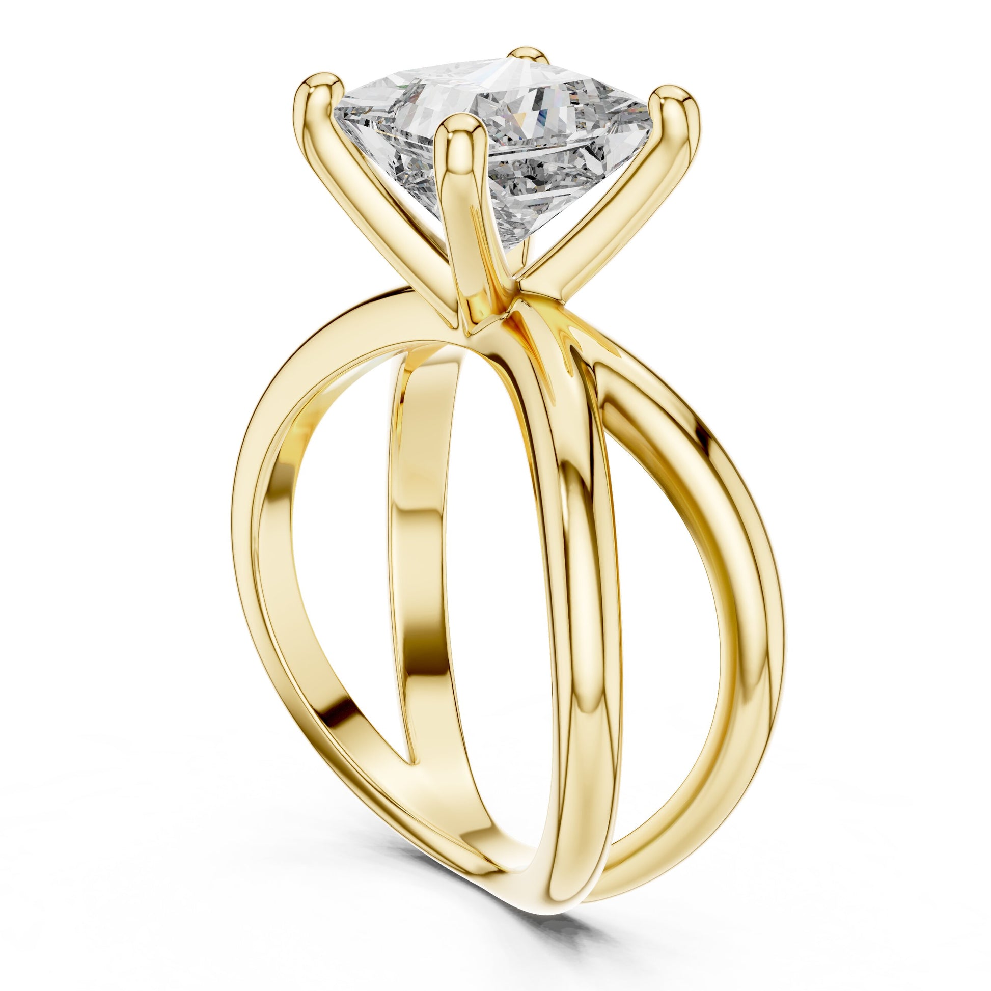 Cushion Solitaire Lab Grown Diamond Ring