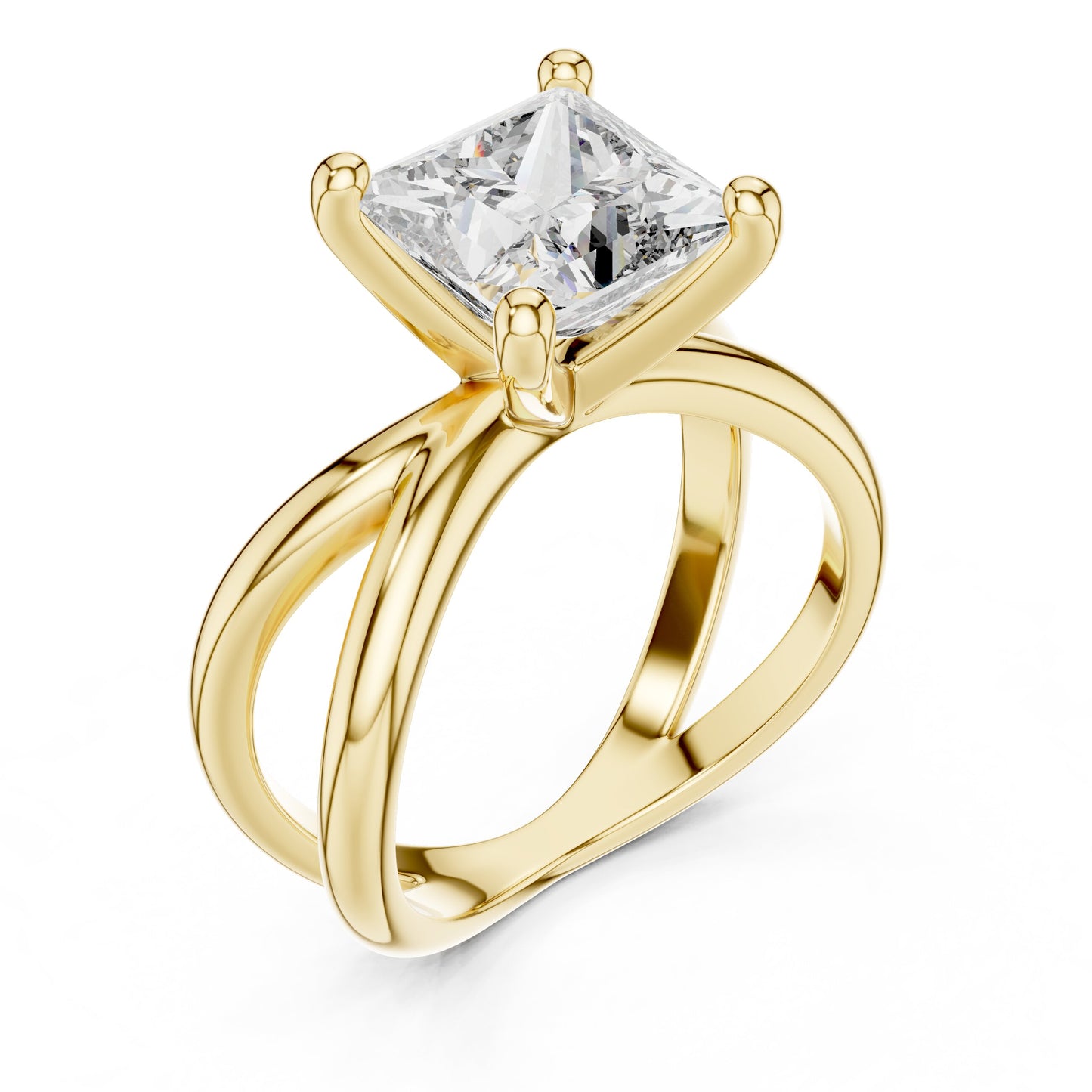 Cushion Solitaire Lab Grown Diamond Ring