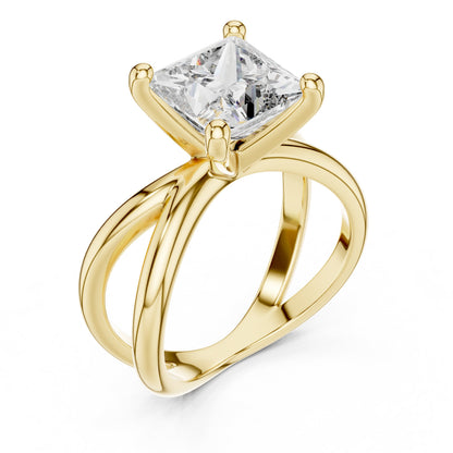 Cushion Solitaire Lab Grown Diamond Ring