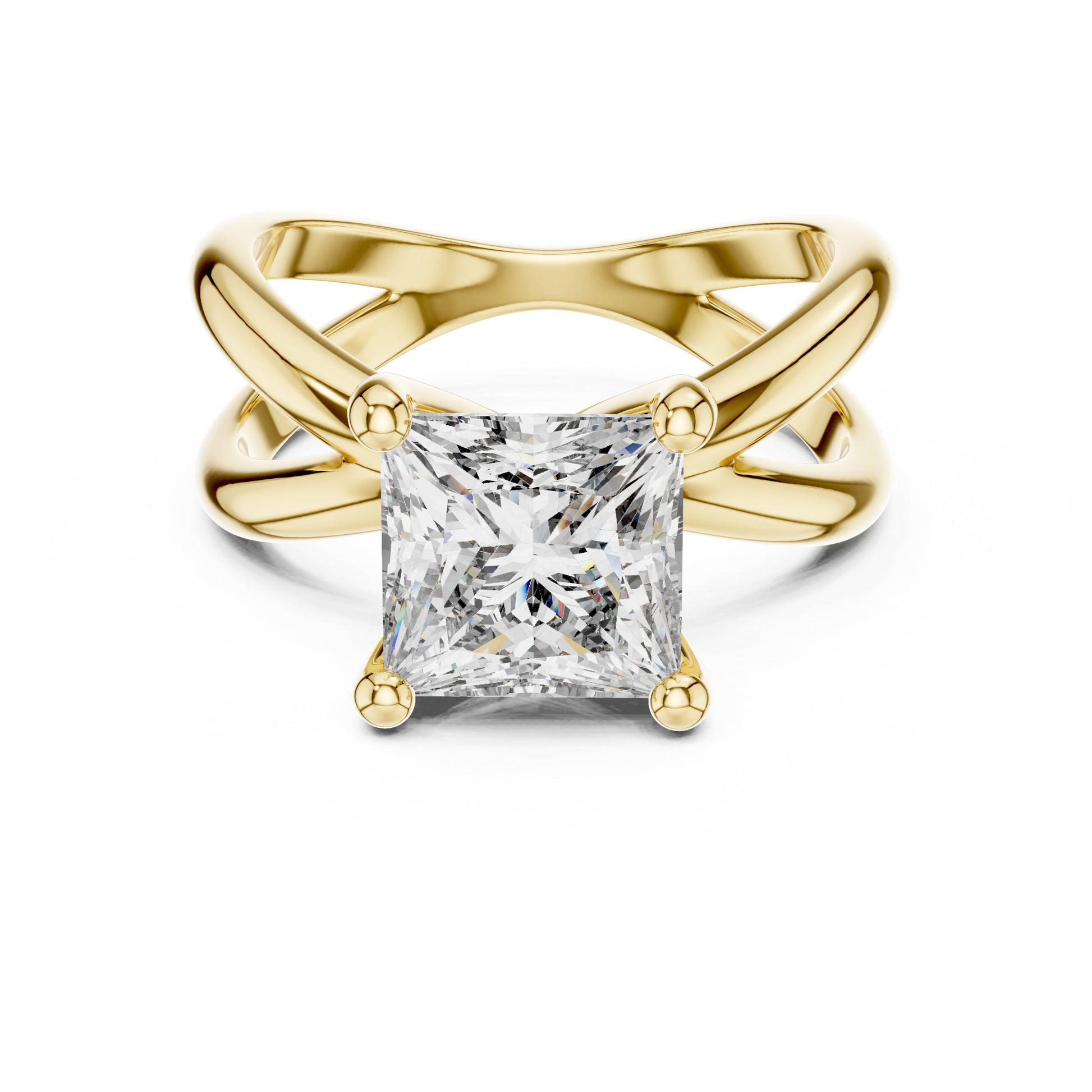 Cushion Solitaire Lab Grown Diamond Ring