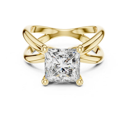 Cushion Solitaire Lab Grown Diamond Ring