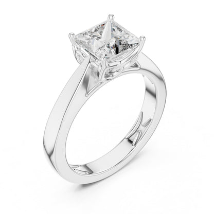 Cushion Solitaire Lab Grown Diamond Ring