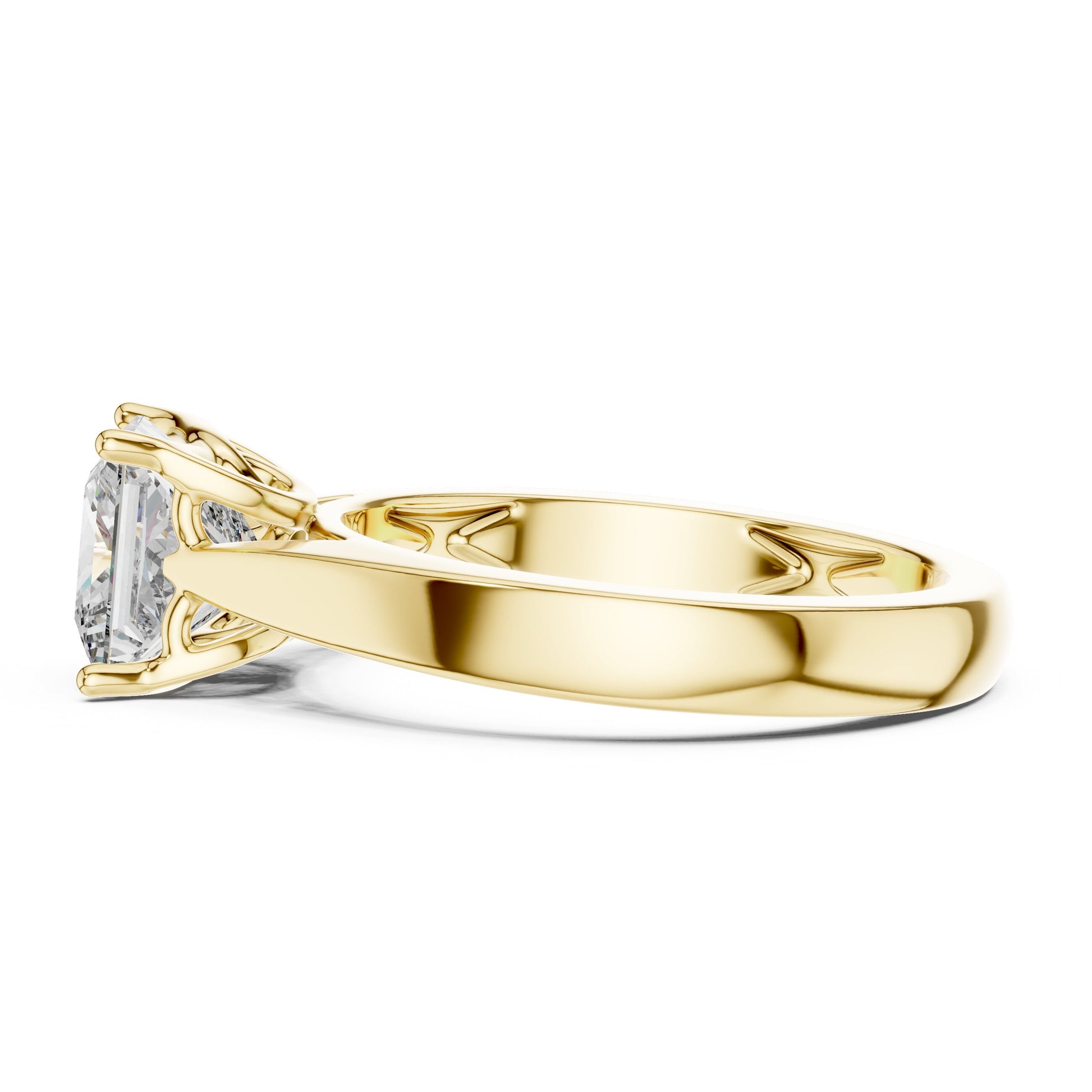 Cushion Solitaire Lab Grown Diamond Ring