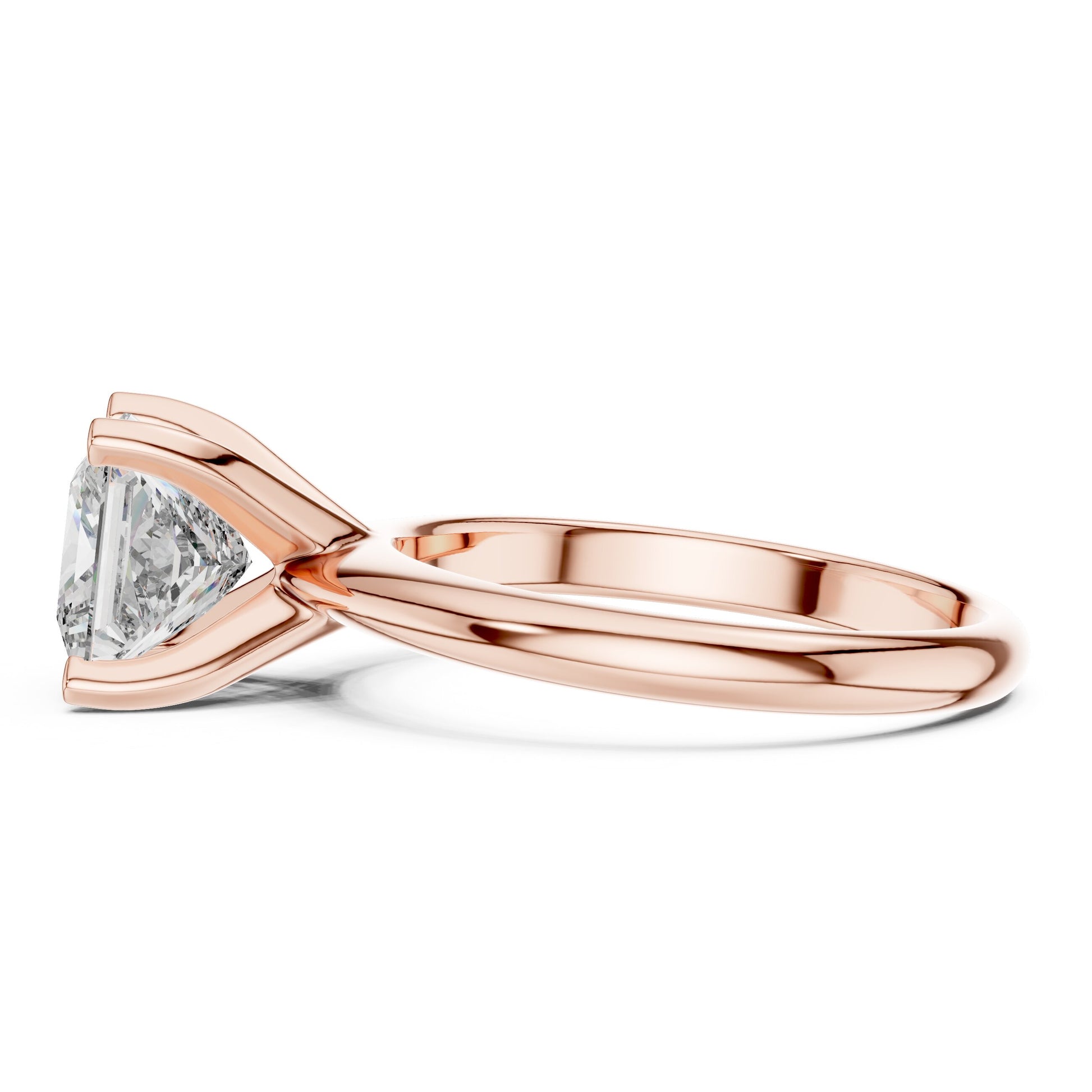 Cushion Solitaire Lab Grown Diamond Ring