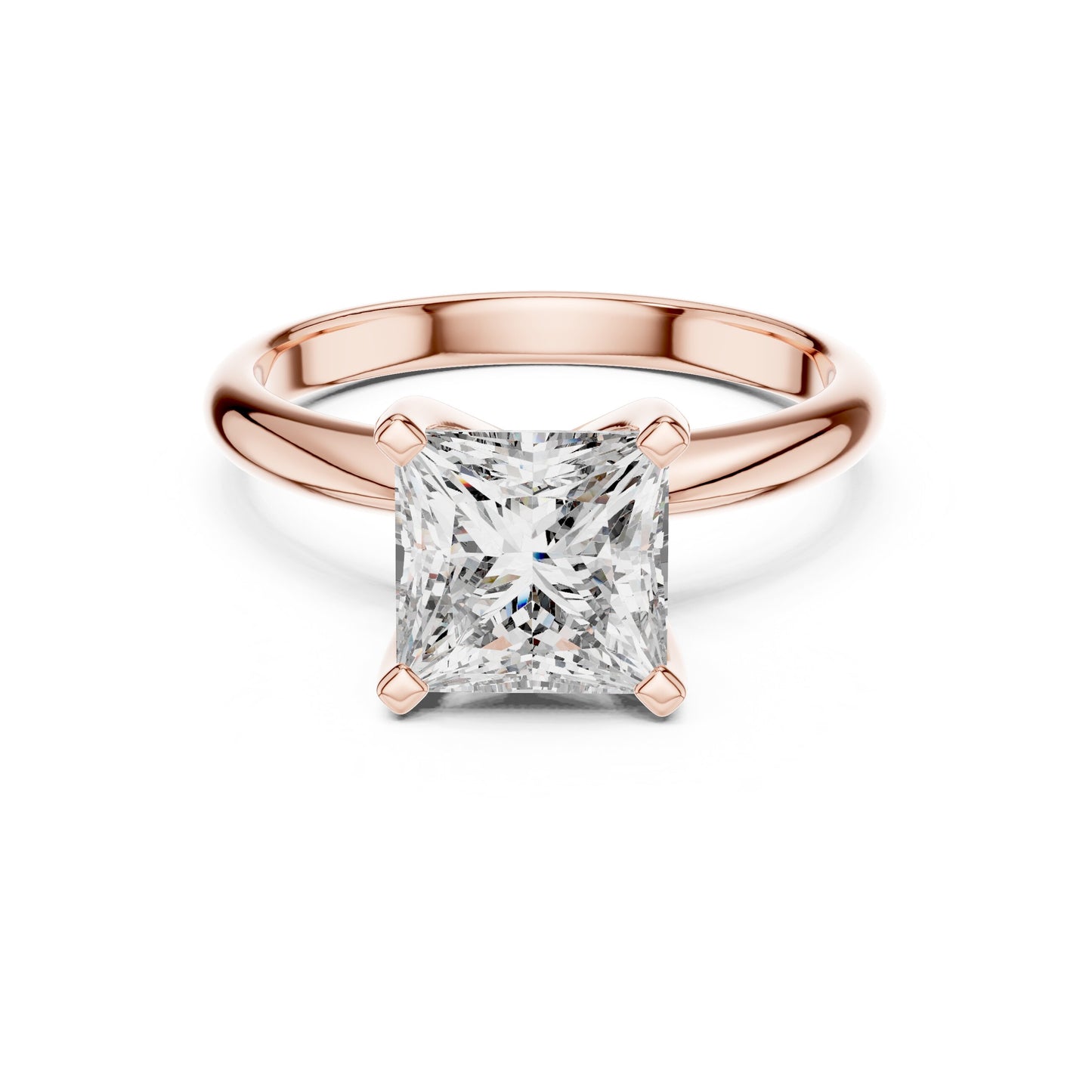 Cushion Solitaire Lab Grown Diamond Ring