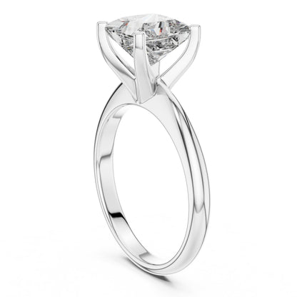 Cushion Solitaire Lab Grown Diamond Ring