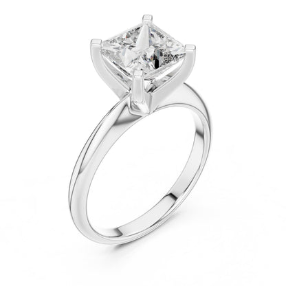 Cushion Solitaire Lab Grown Diamond Ring