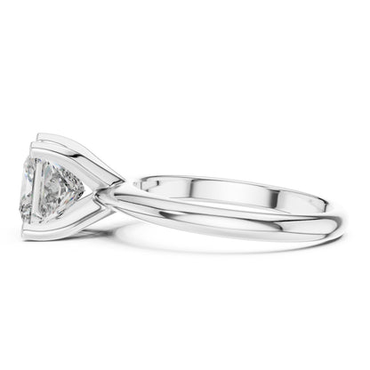 Cushion Solitaire Lab Grown Diamond Ring