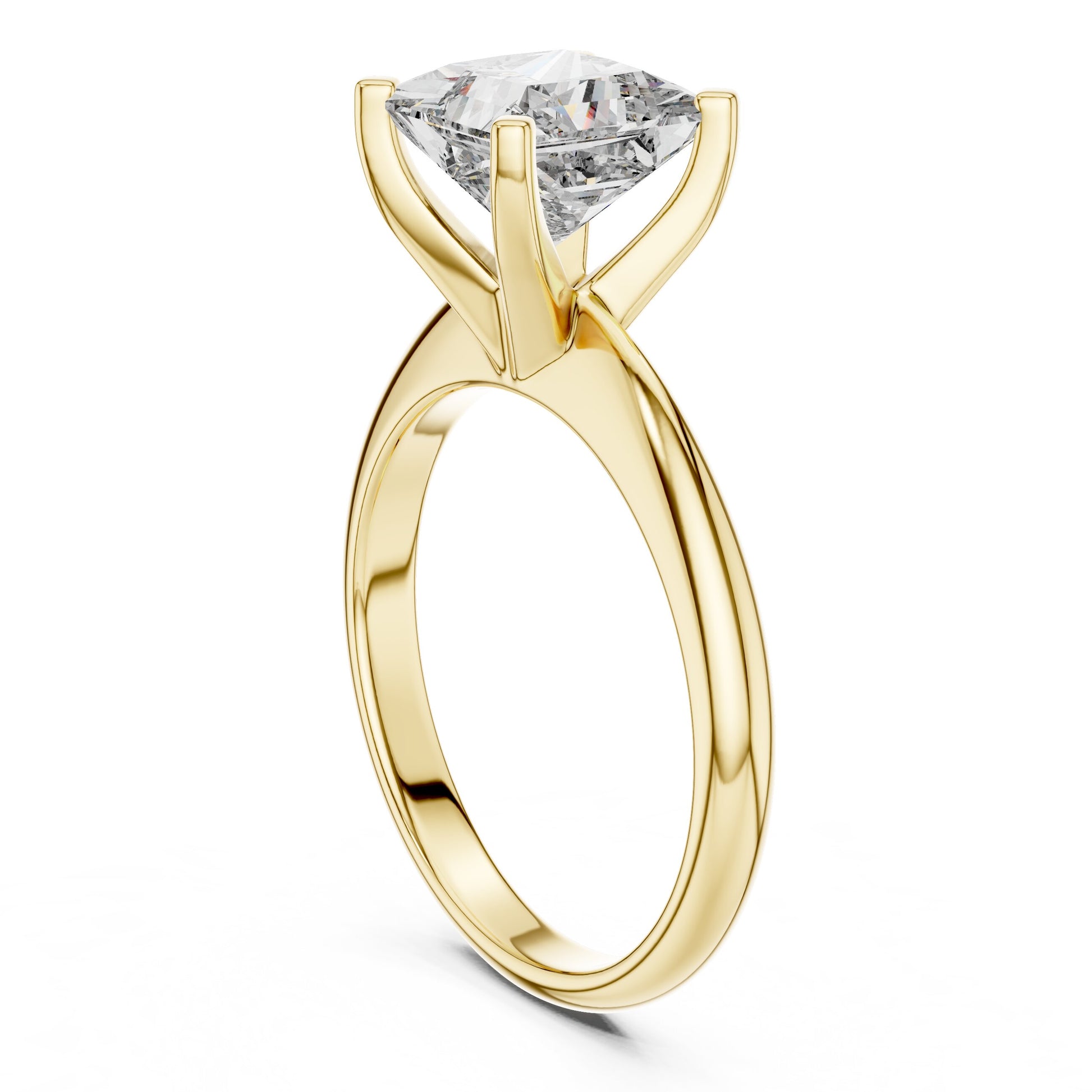 Cushion Solitaire Lab Grown Diamond Ring